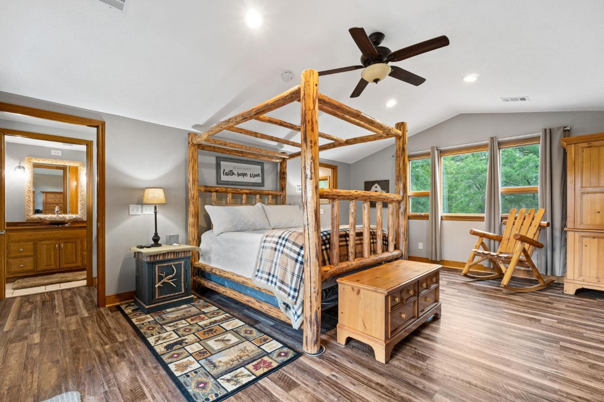 Refuge Ranch Retreat Log Cabin Lake 53+ Acres Locust Grove Exterior foto